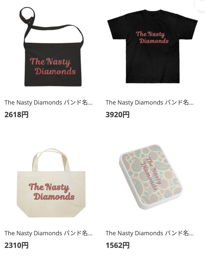 The Nasty Diamonds グッズ
